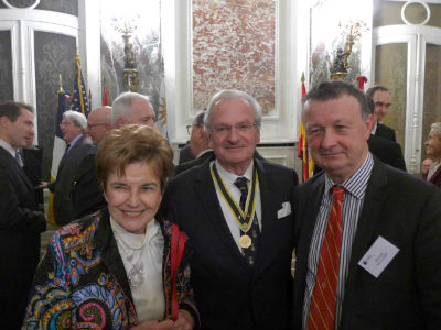 Mme Nicole Tordjman - France Amriques / M Martin Boyer - Sons of American Revolution / M Bertrand Savatier - Mmoire Jacques de Liniers